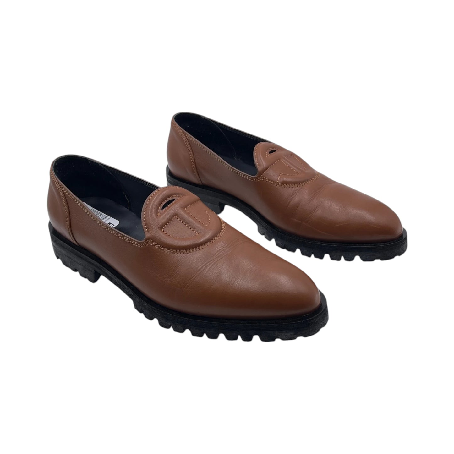 Telfar Logo Leather Loafers