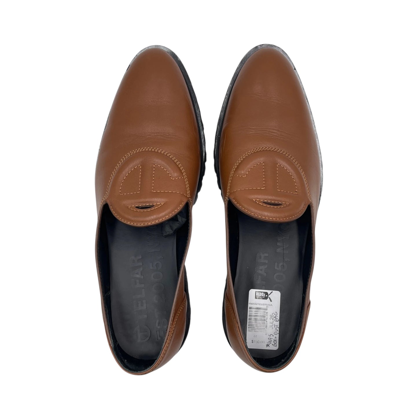 Telfar Logo Leather Loafers