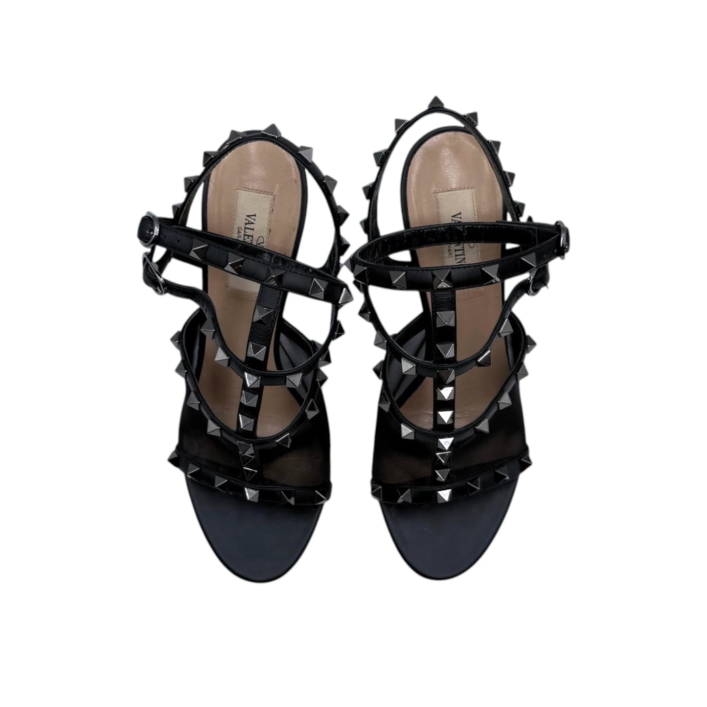 Valentino Rockstud Mesh Sandals