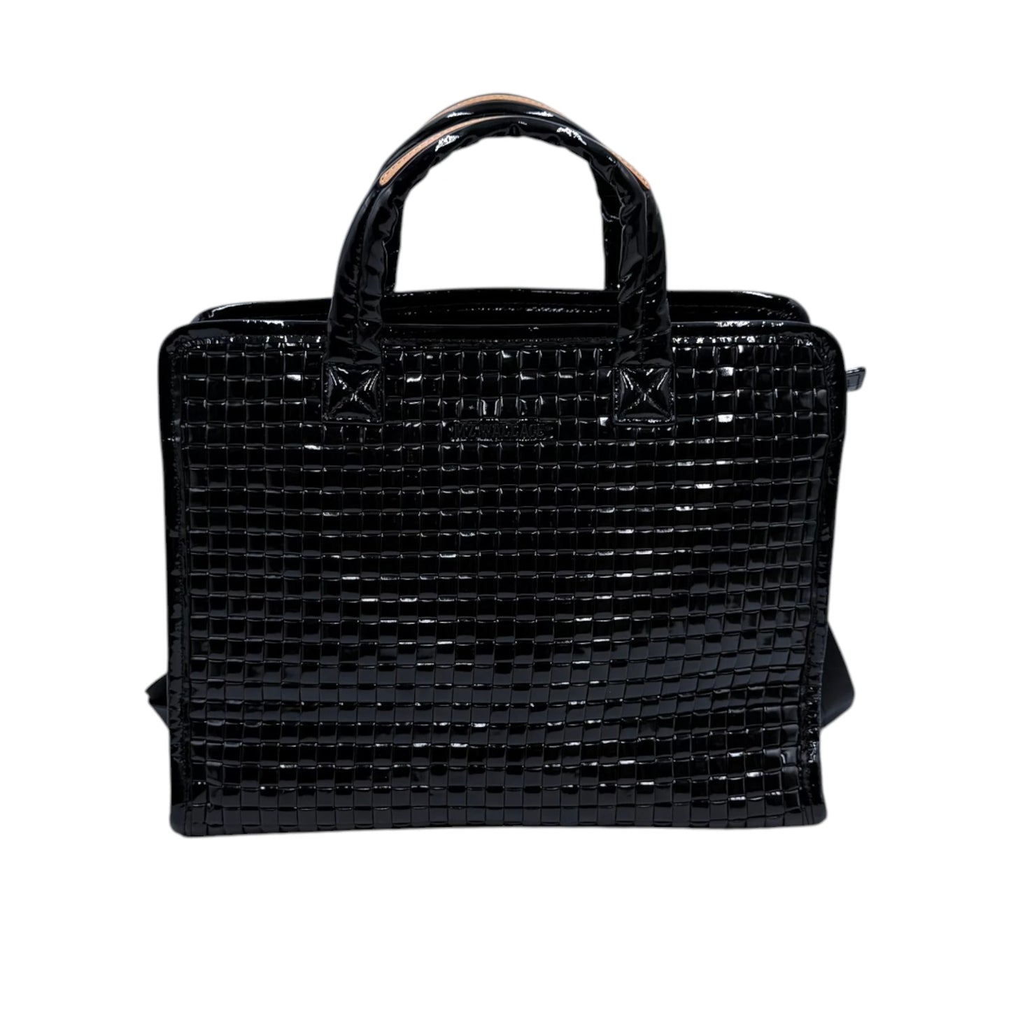 MZ Wallace Lacquer Woven Box Tote Bag