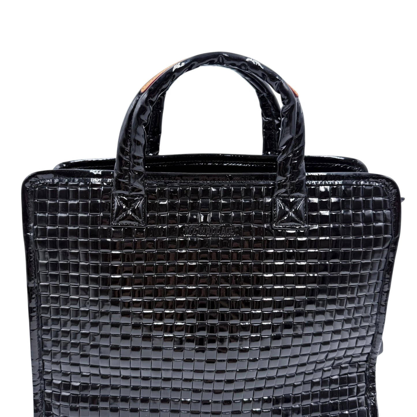 MZ Wallace Lacquer Woven Box Tote Bag
