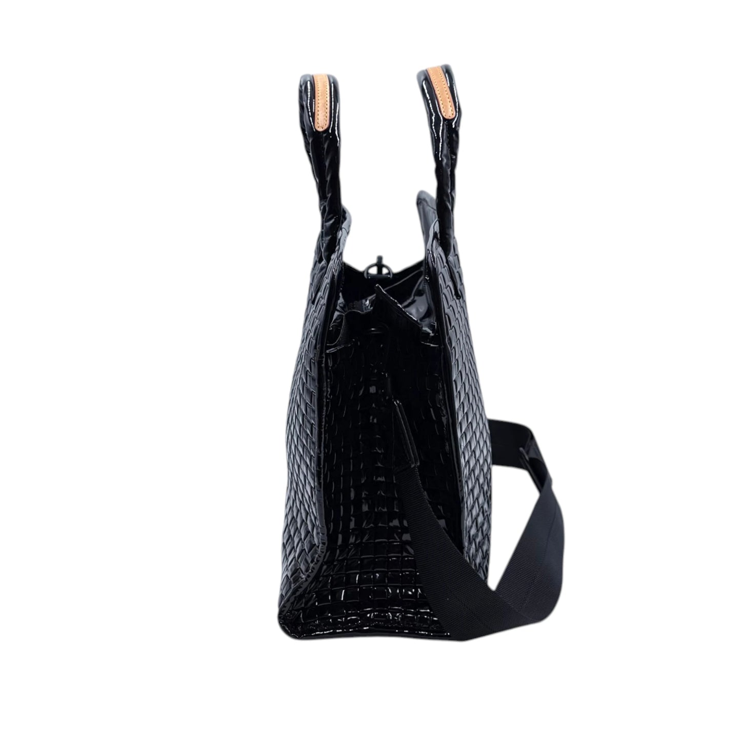 MZ Wallace Lacquer Woven Box Tote Bag