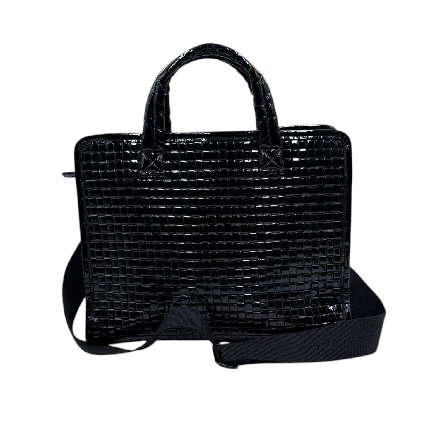 MZ Wallace Lacquer Woven Box Tote Bag