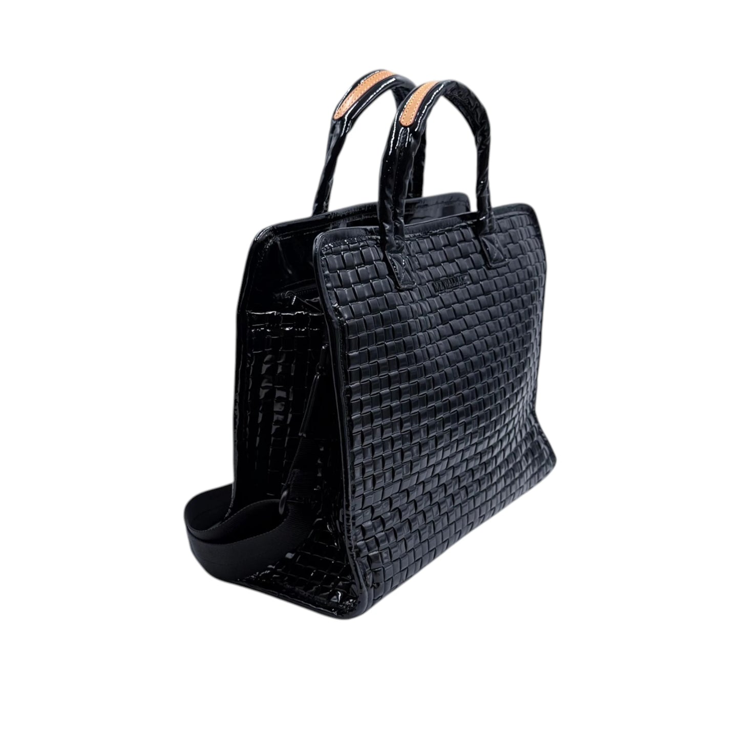 MZ Wallace Lacquer Woven Box Tote Bag