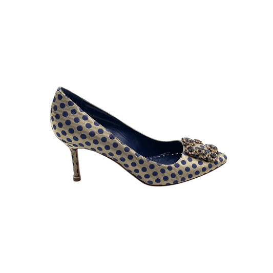 Manolo Blahnik Polka Dot Pump