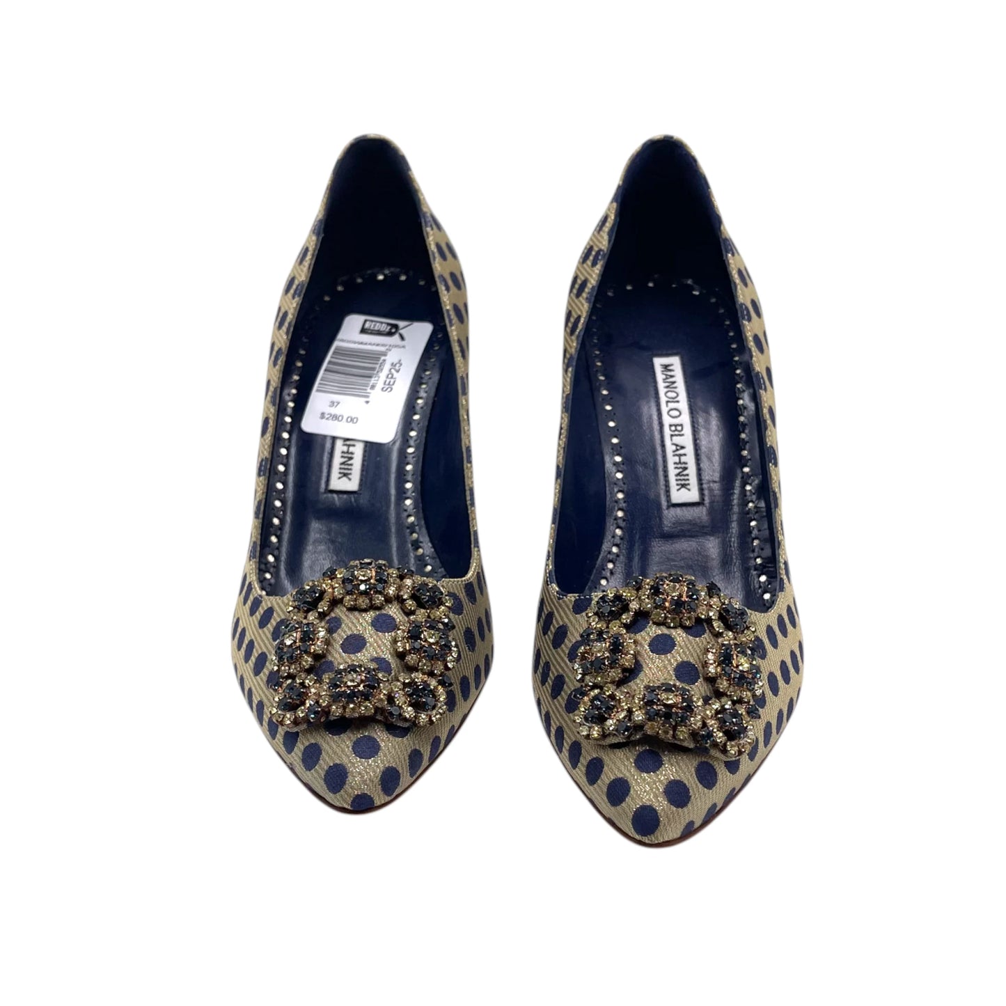Manolo Blahnik Polka Dot Pump