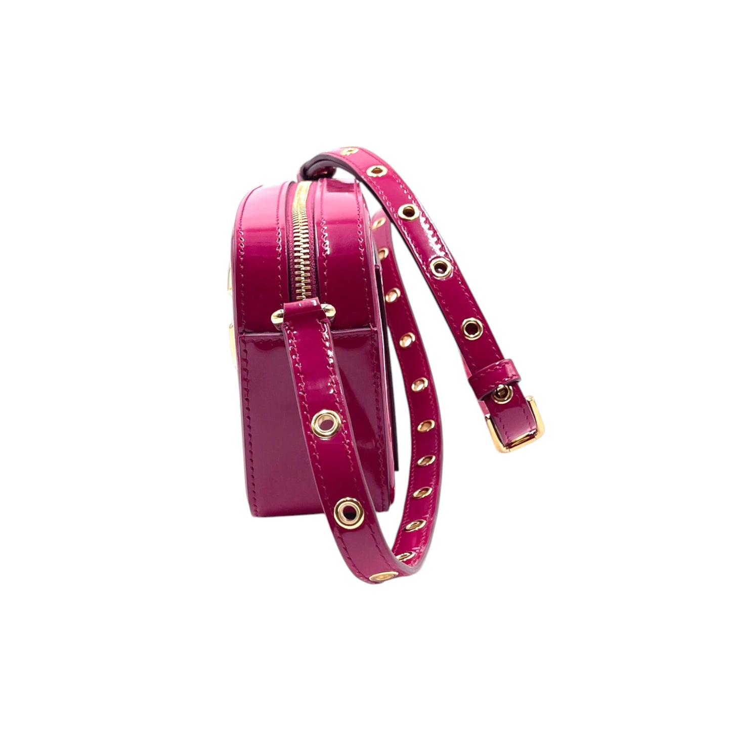 D&G 3.5 Pink Leather Camera Crossbody Bag