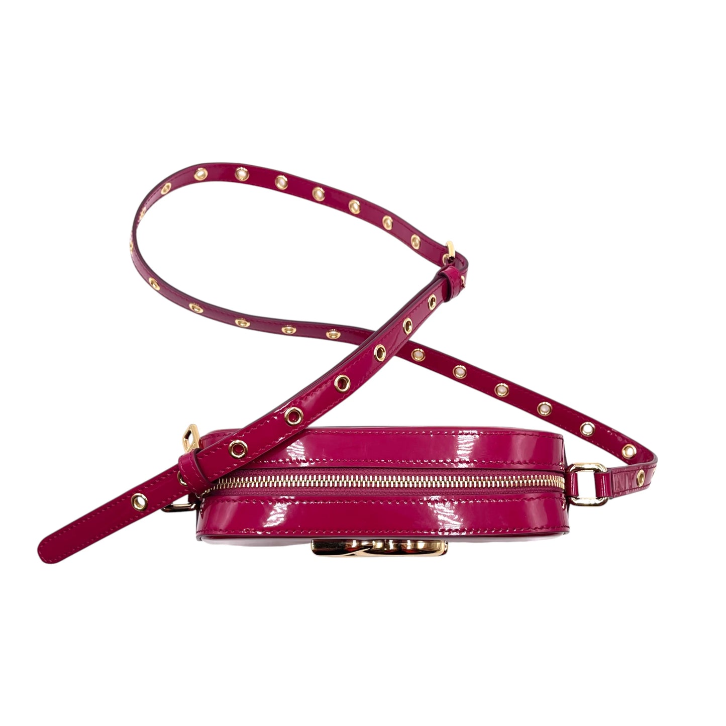 D&G 3.5 Pink Leather Camera Crossbody Bag