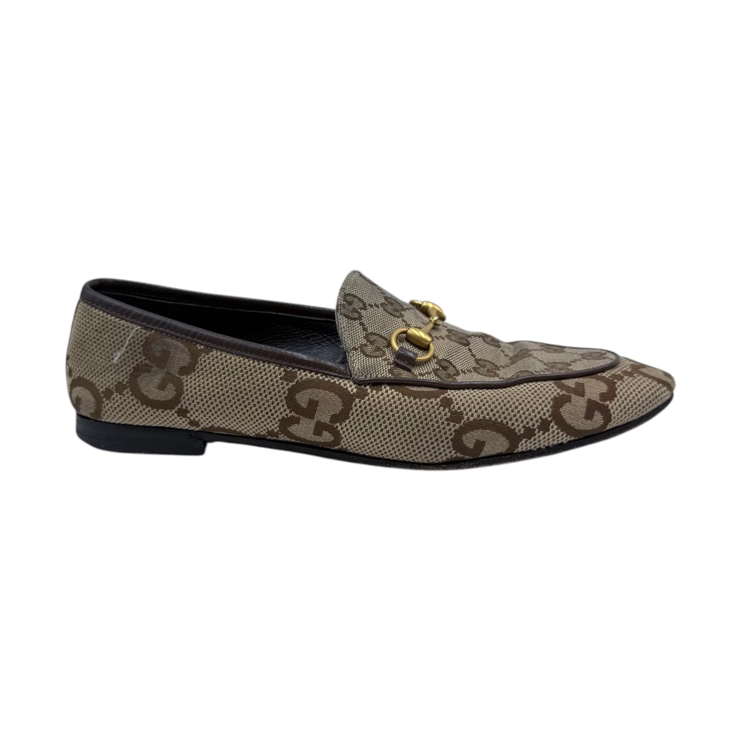 Gucci Jumbo GG Canvas Loafers