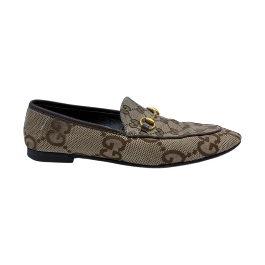 Gucci Jumbo GG Canvas Loafers