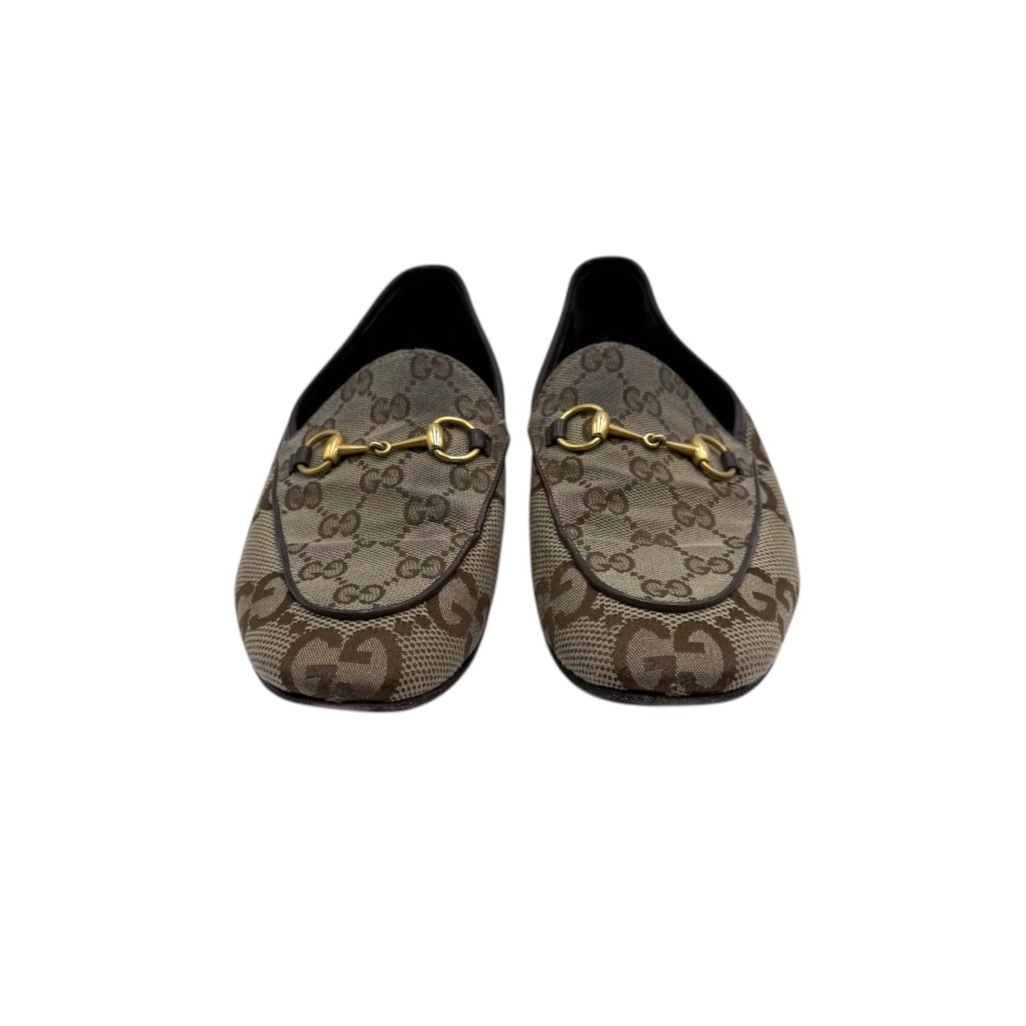 Gucci Jumbo GG Canvas Loafers