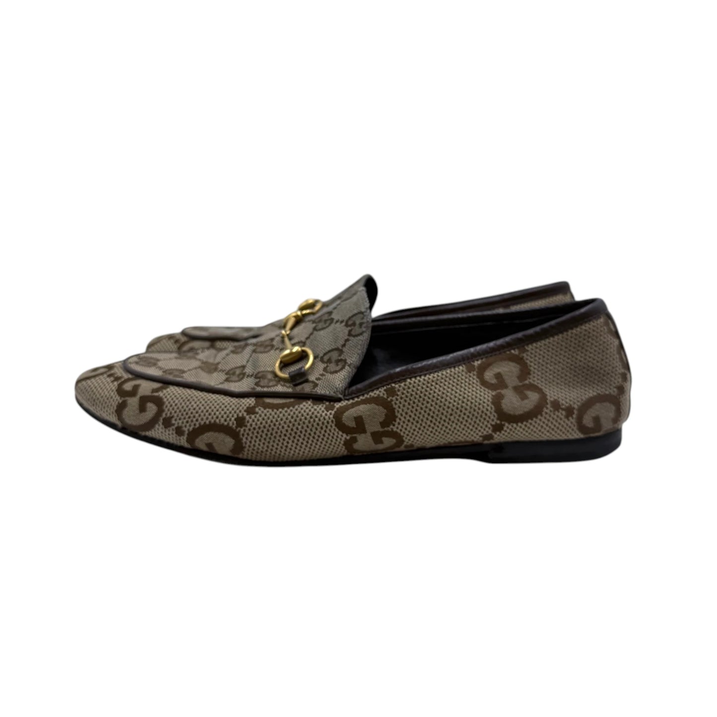 Gucci Jumbo GG Canvas Loafers