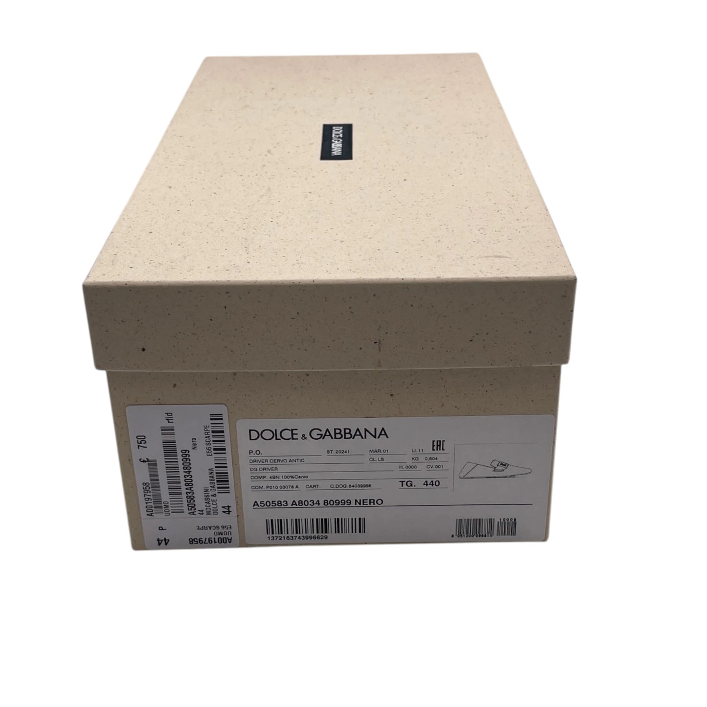 D&G Driver Loafer Black