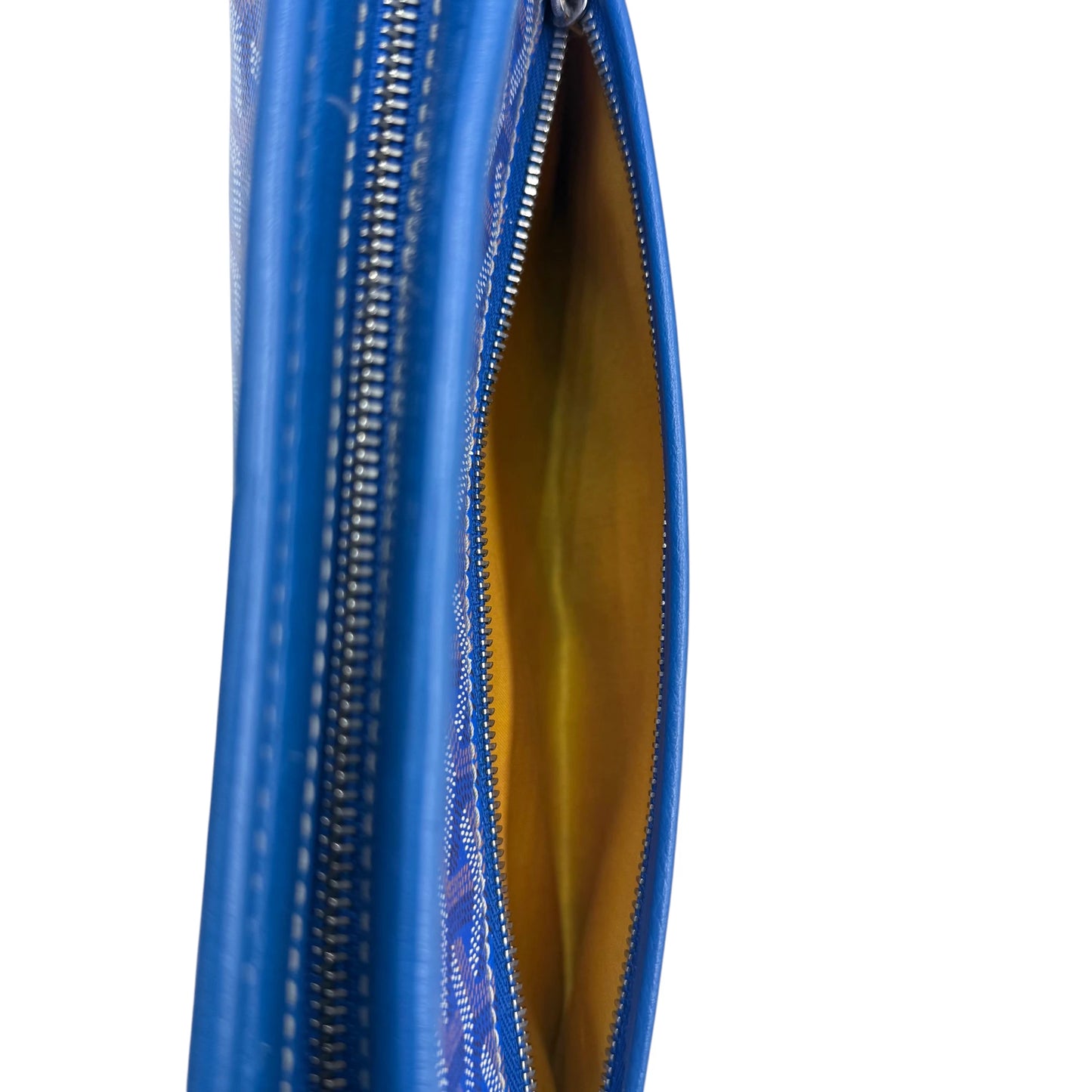 Goyard Goyardine Blue Jouvence Pouch