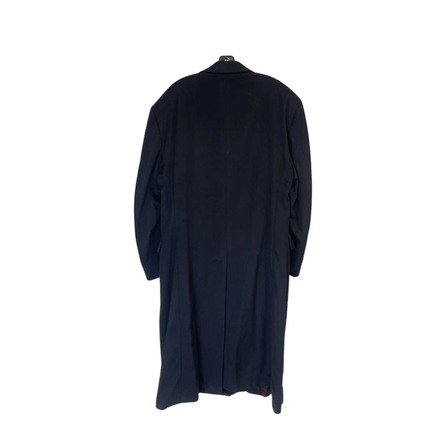 Burberry Black Wool Overcoat Men's 44