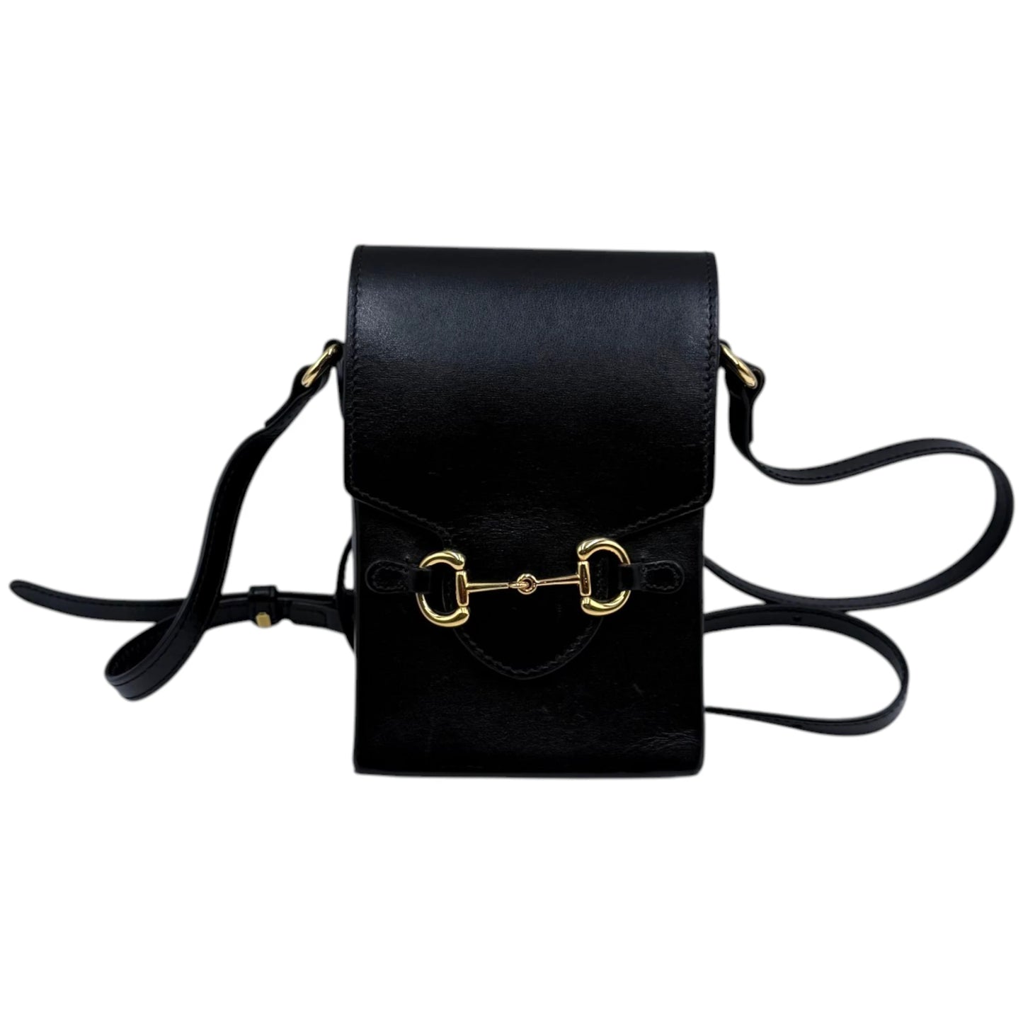 Gucci Black 1955 Horsebit Mini Crossbody Bag