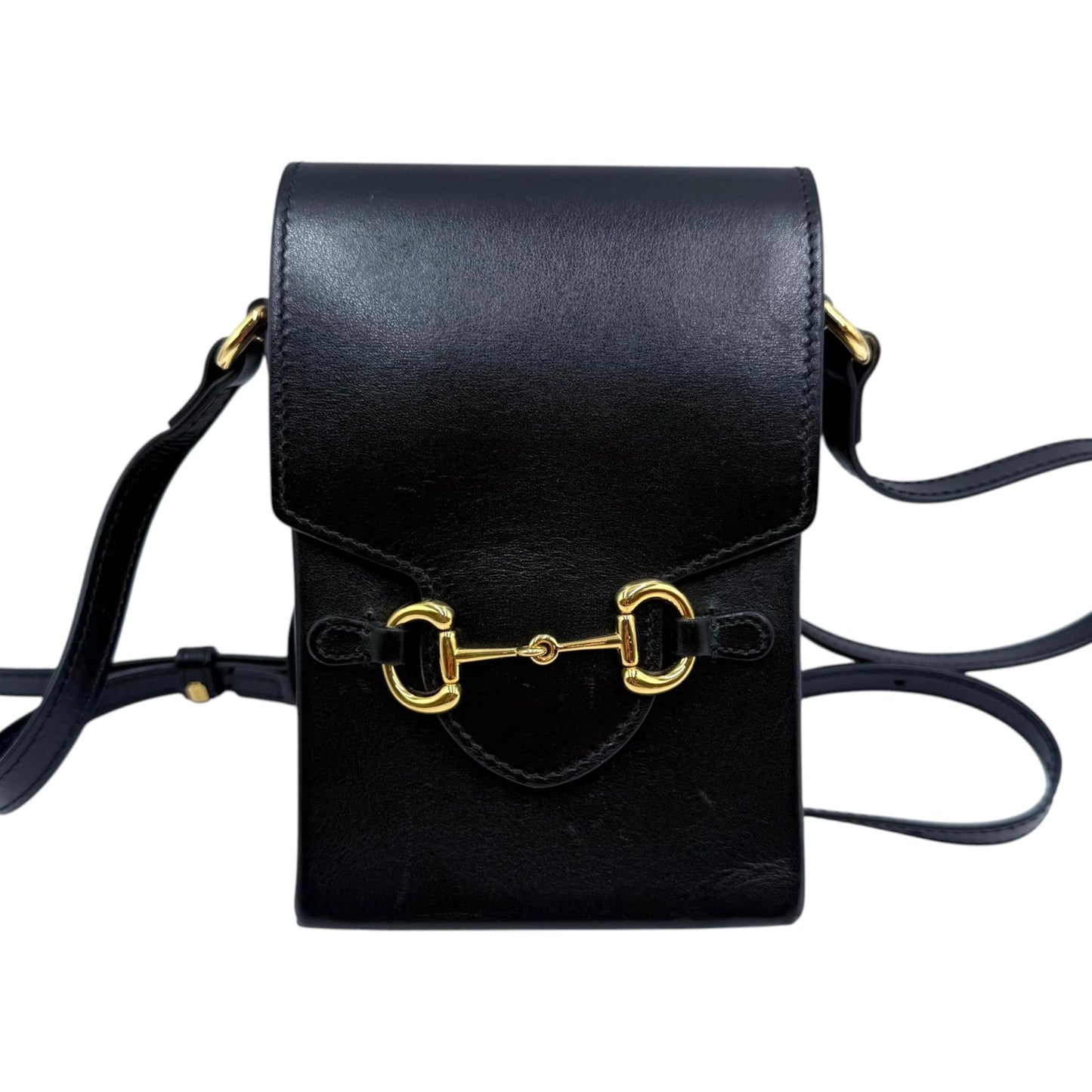 Gucci Black 1955 Horsebit Mini Crossbody Bag