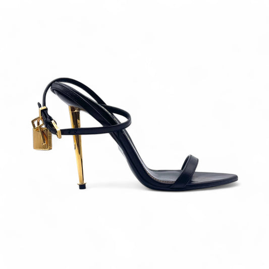 Tom Ford Black Padlock Heels