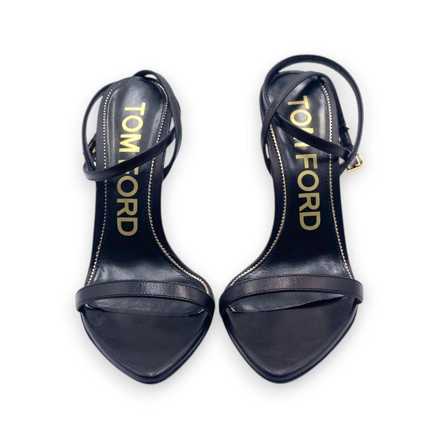 Tom Ford Black Padlock Heels