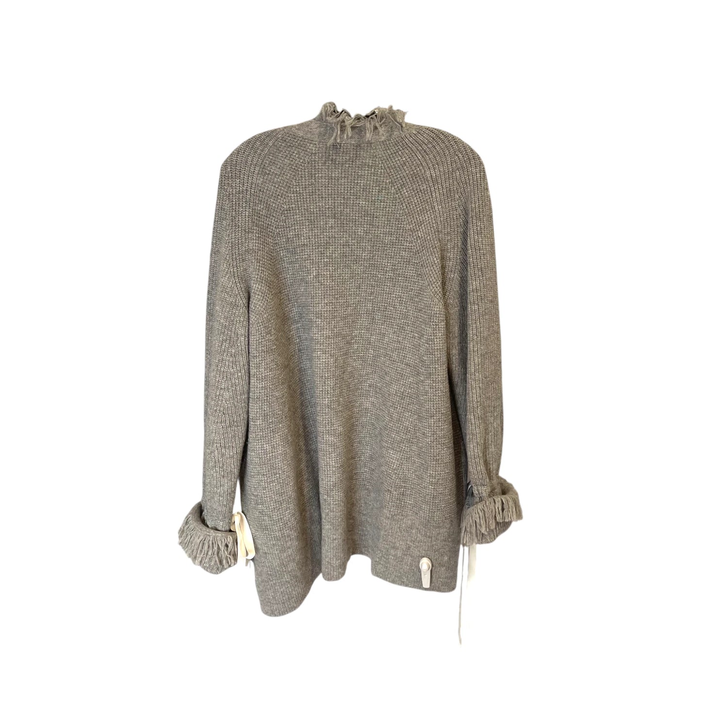 Sacai Grey Wool Women's Cardigan - 2