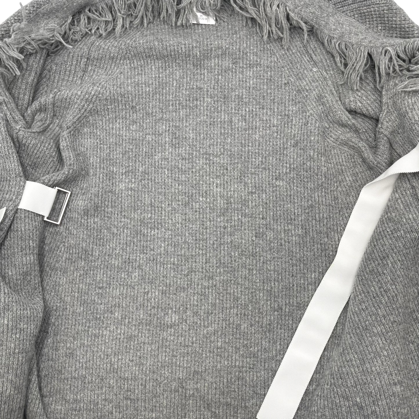 Sacai Grey Wool Women's Cardigan - 2