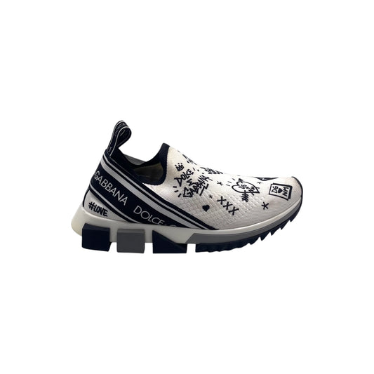 D&G White/Black Graffiti Snkr