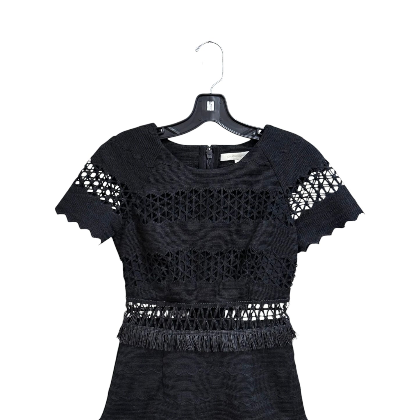 Jonathan Simkhai Lace Trimmed Woven Dress