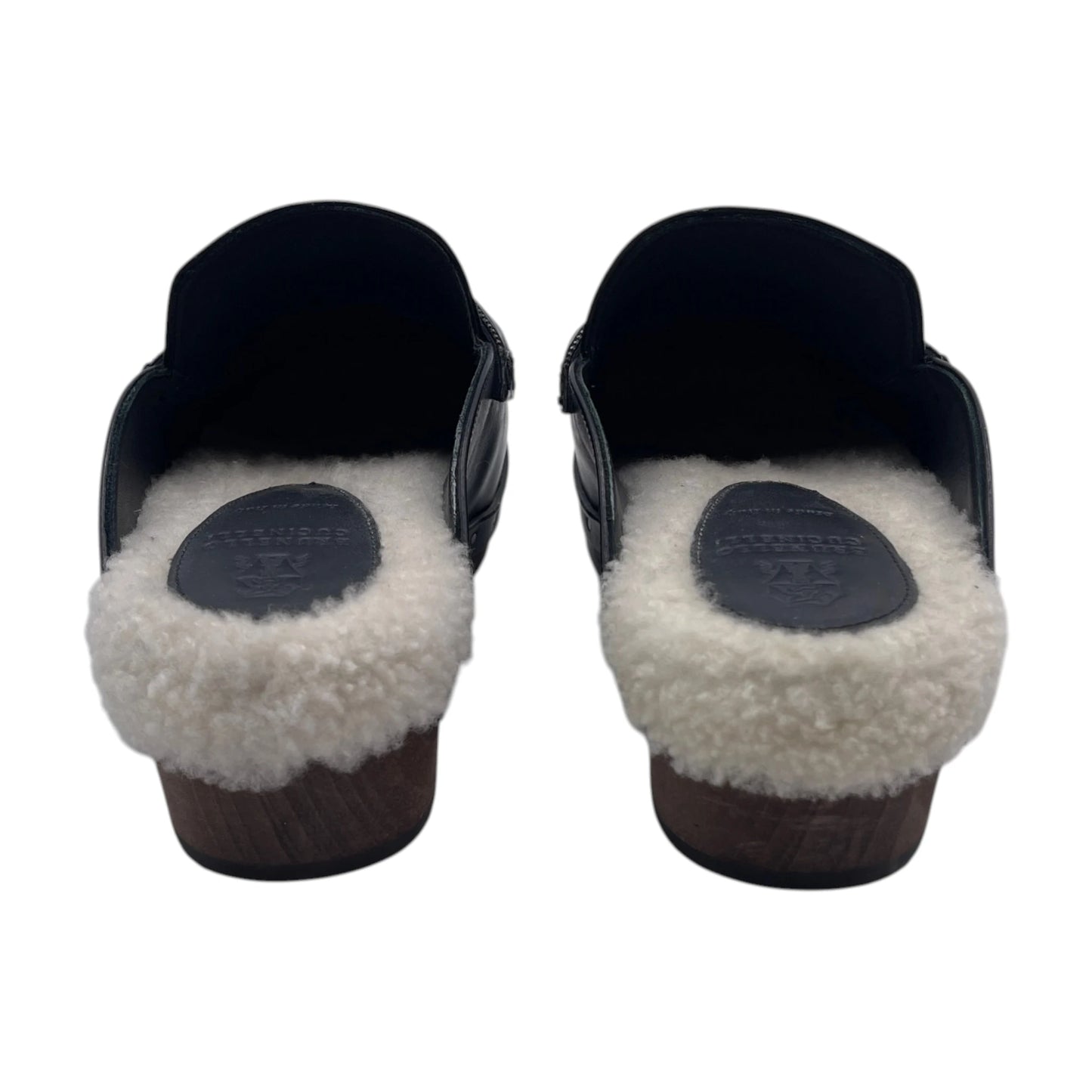 Brunello Cucinelli Monili Leather Clog Mule