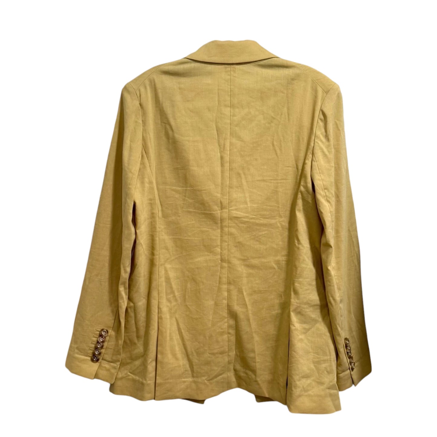 Veronica Beard Mustard Linen Dickey Blazer