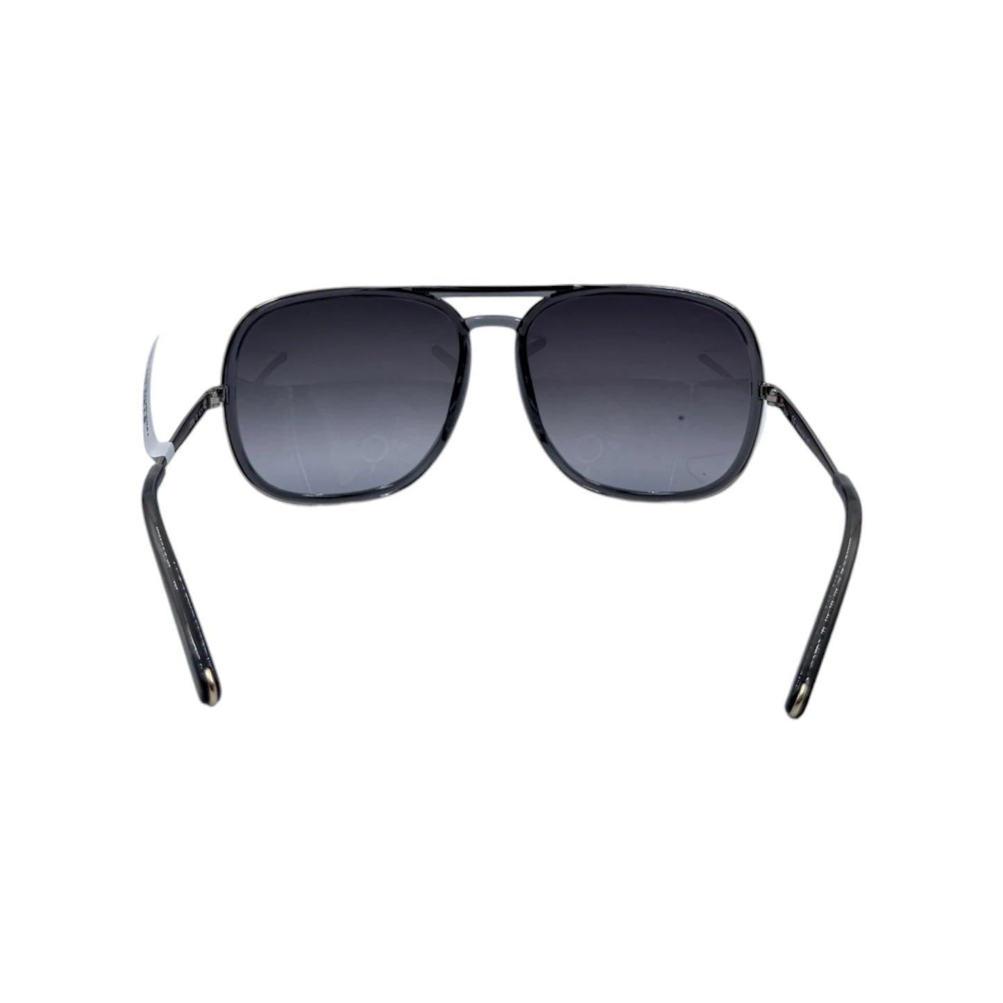 Chloe Grey Silver Aviator Sunglasses