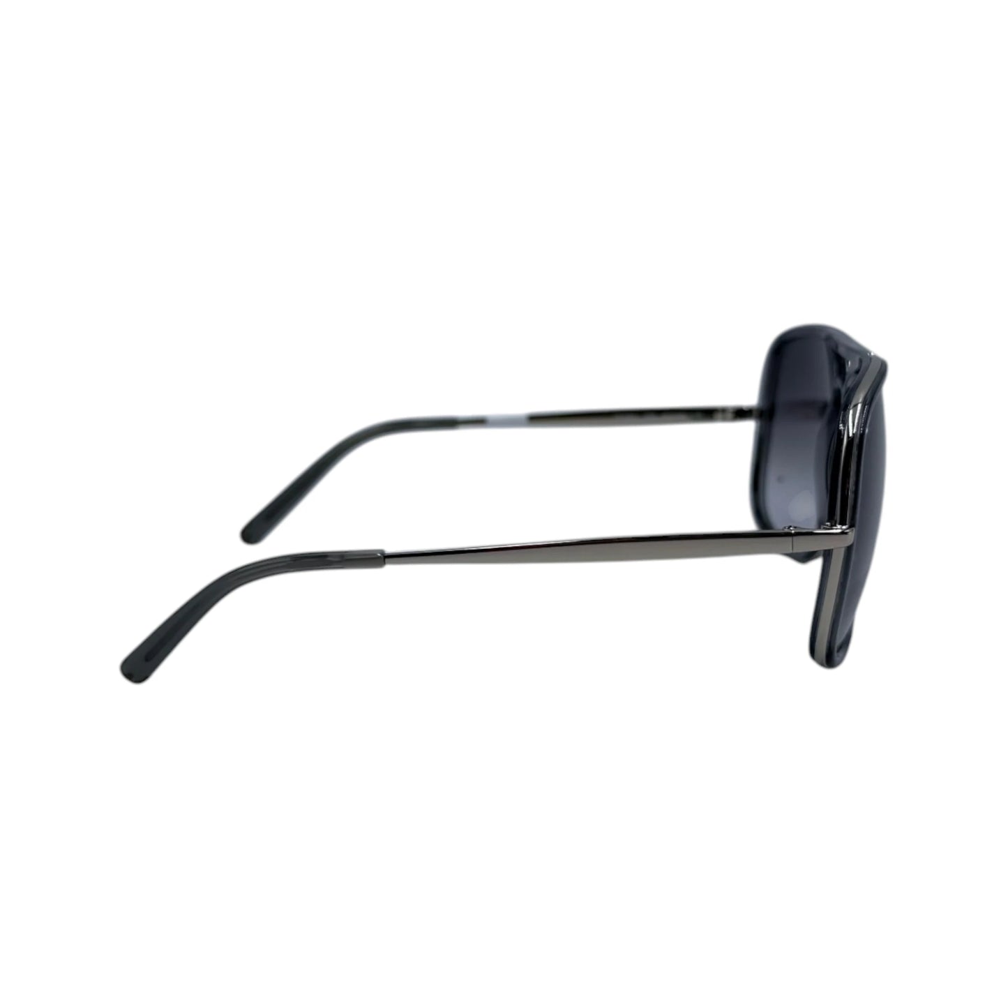 Chloe Grey Silver Aviator Sunglasses