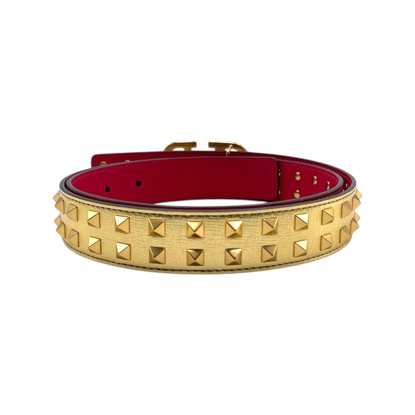 VLogo Rockstud Leather Belts