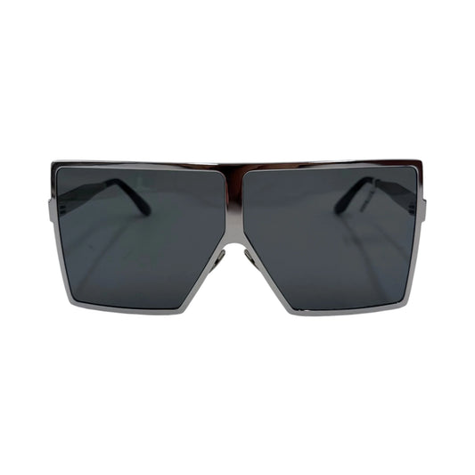 Saint Laurent Betty Silver Shield Sunglasses