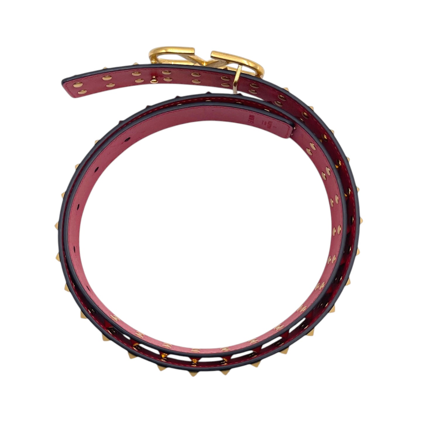VLogo Rockstud Leather Belts