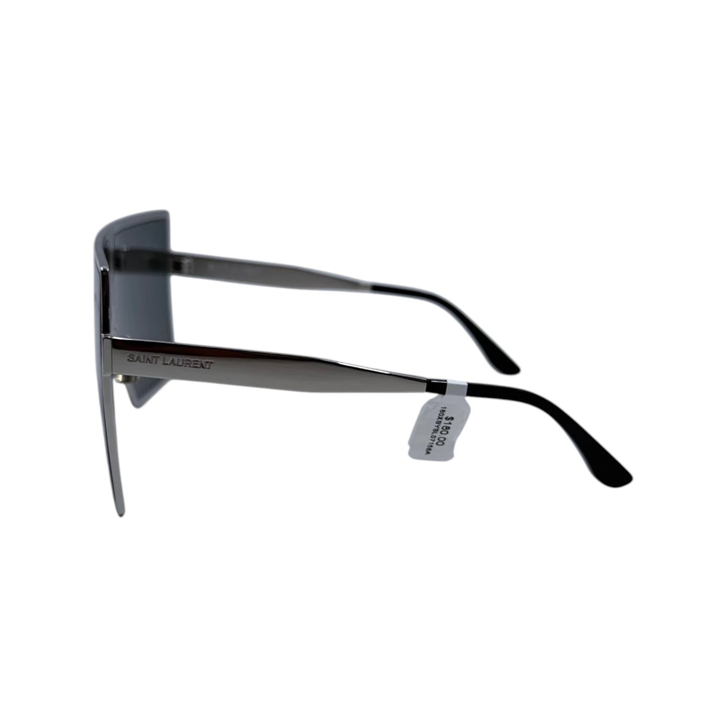Saint Laurent Betty Silver Shield Sunglasses