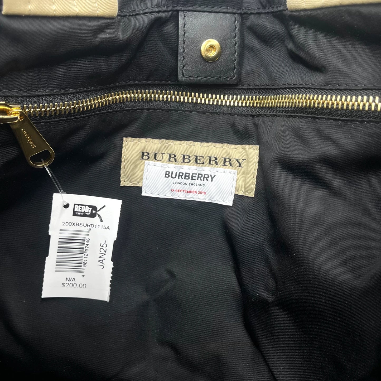 Burberry Nylon Tote