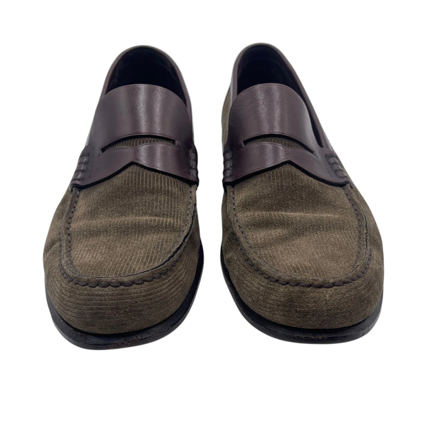 L.V Corduroy Loafers