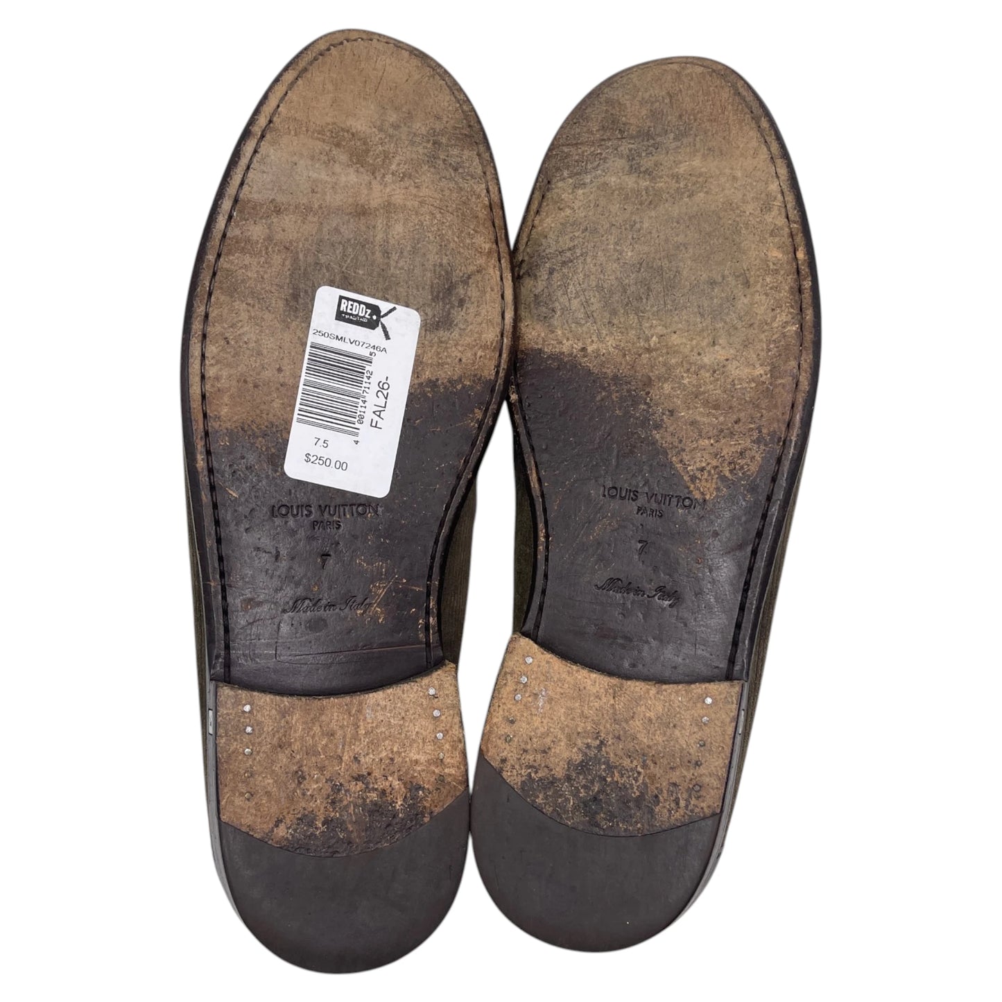 L.V Corduroy Loafers