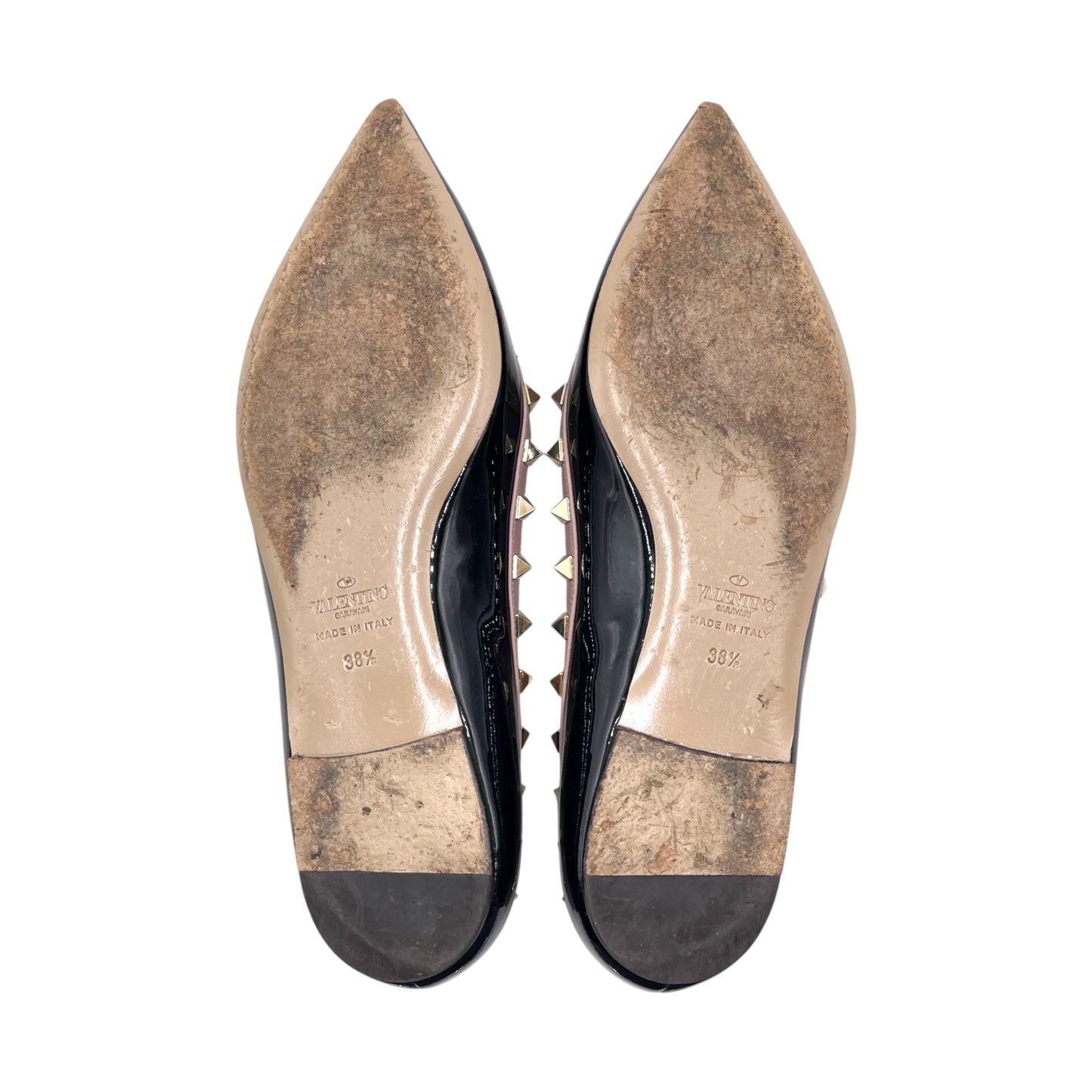 Valentino Black Patent Ballet Flats