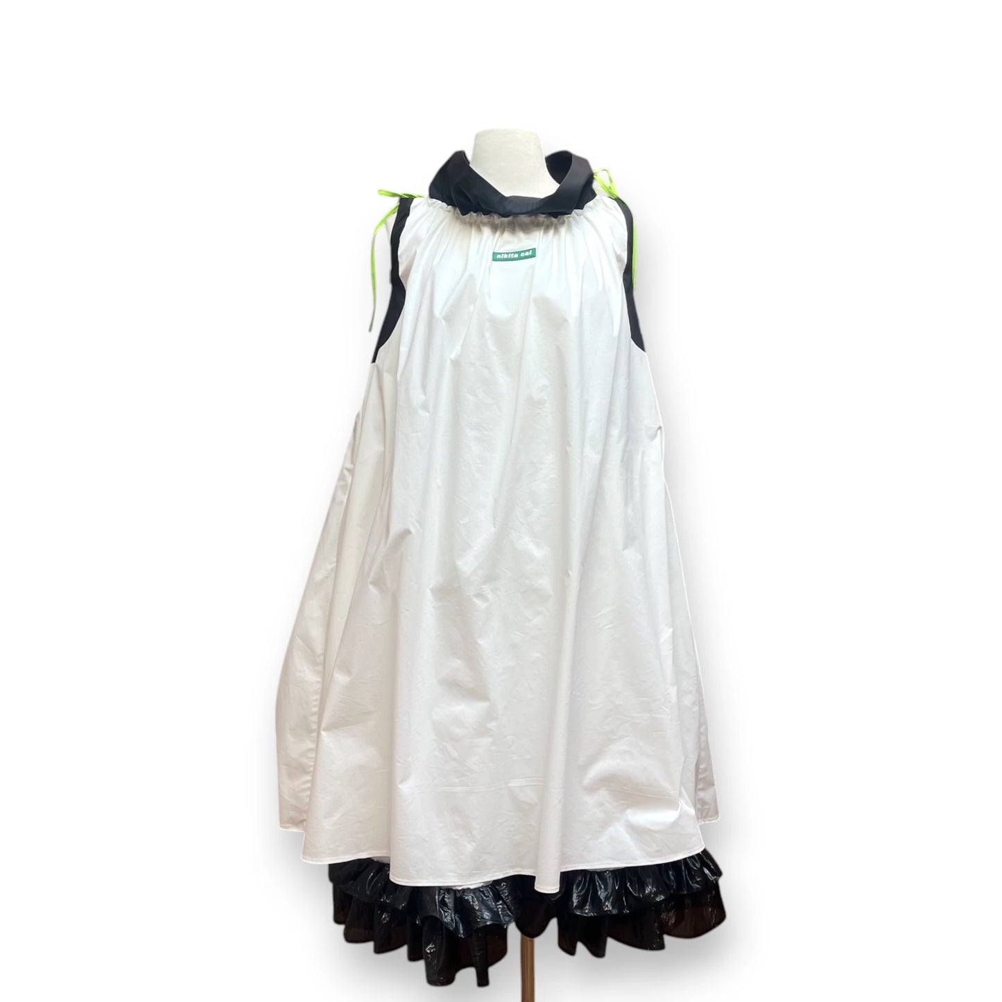 Nikita Cai White Black Dress S