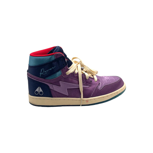 KIY X Moose Knuckles Deep Purple Hi-Top Snkr