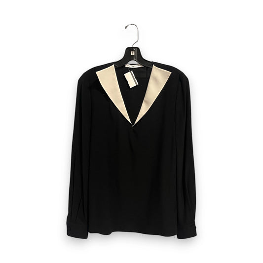 Givenchy Silk V-Neck Blouse 36