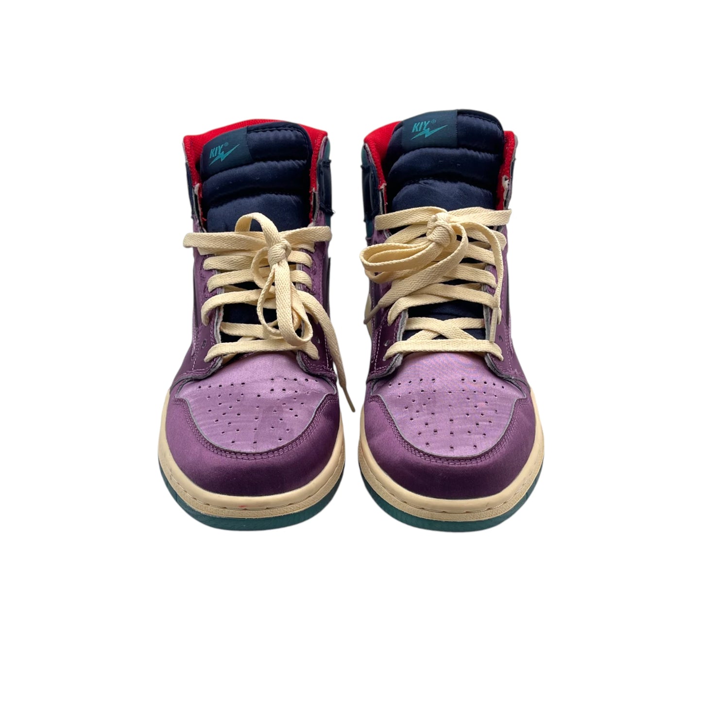 KIY X Moose Knuckles Deep Purple Hi-Top Snkr