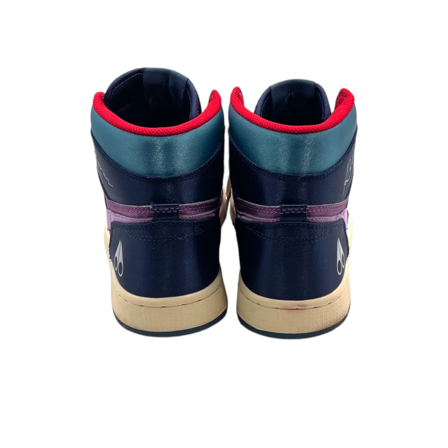 KIY X Moose Knuckles Deep Purple Hi-Top Snkr