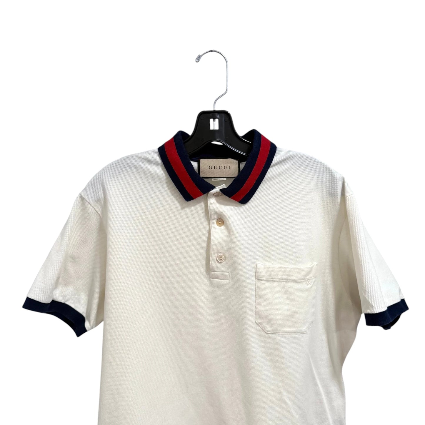 Gucci Web Collar Polo Shirt