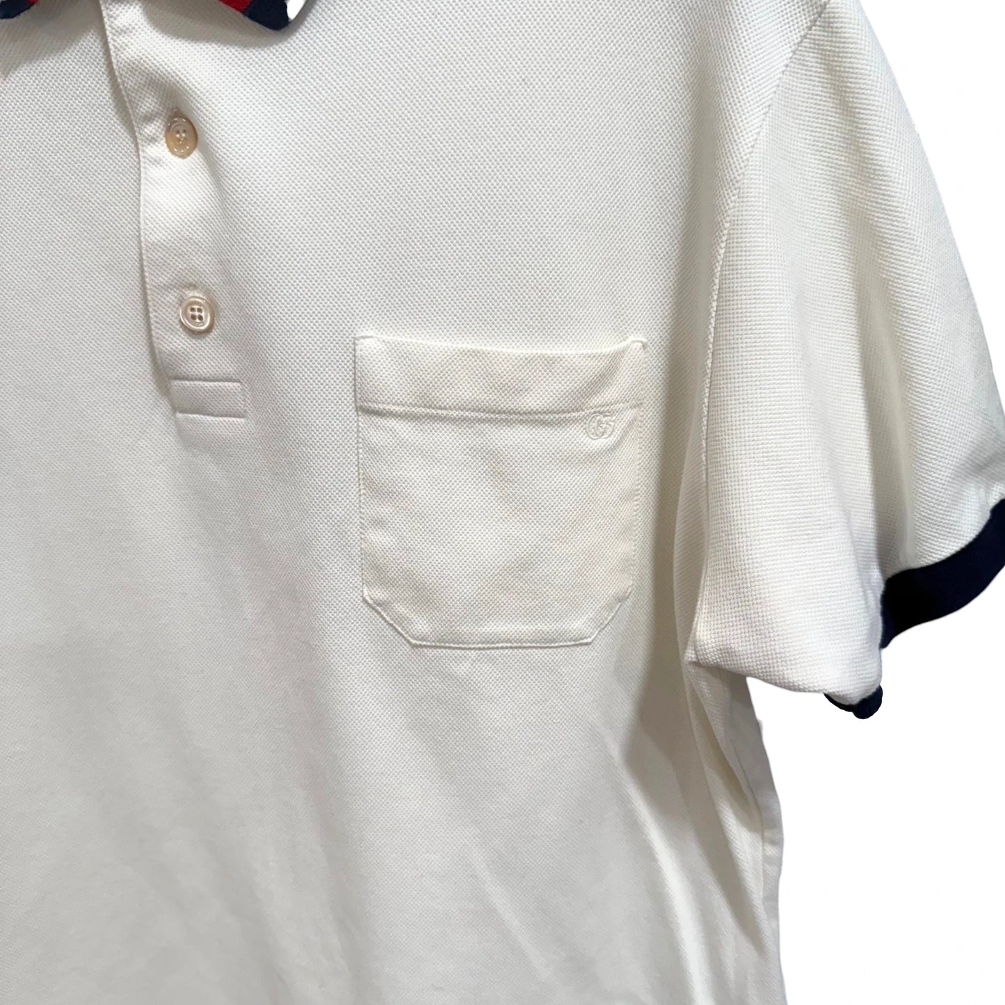 Gucci Web Collar Polo Shirt