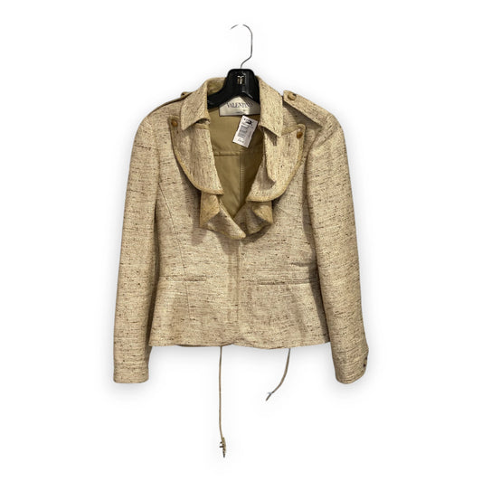 Valentino Wool Linen Blazer Wom S