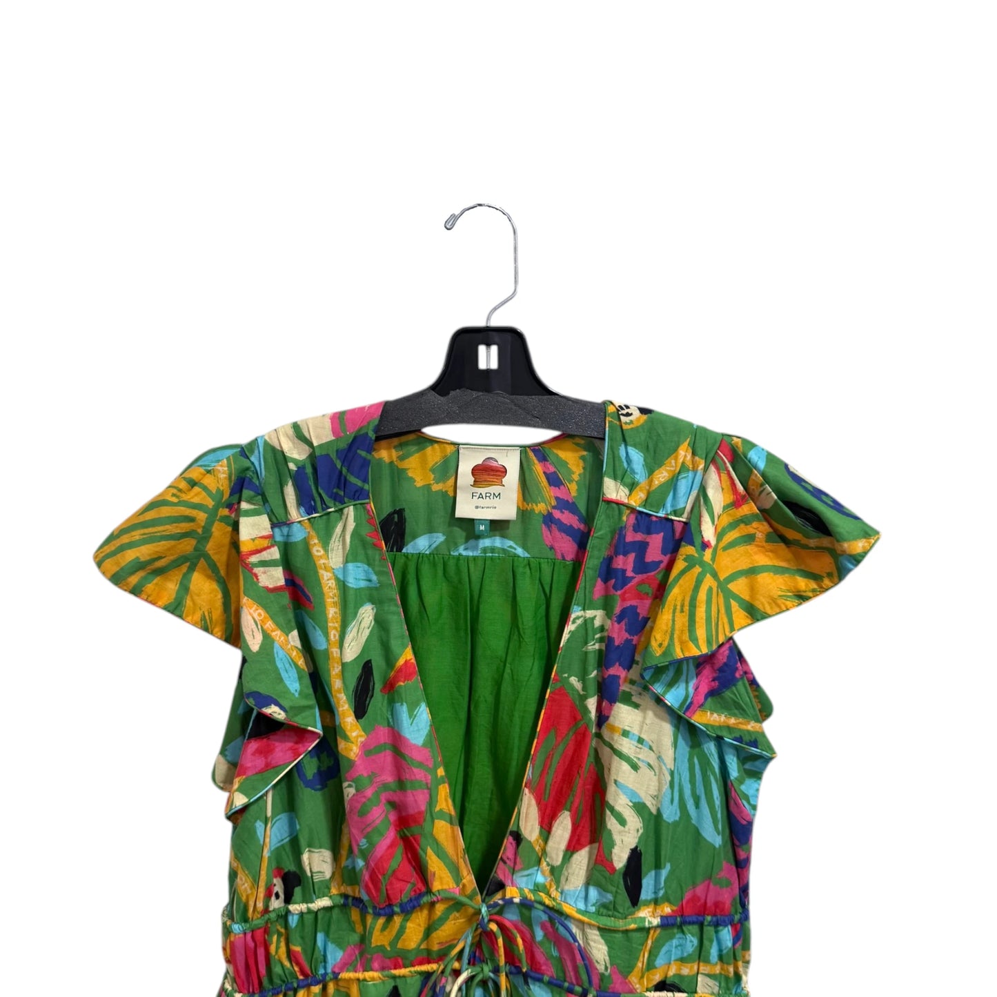 Farm Rio Forest Birds Green Dress