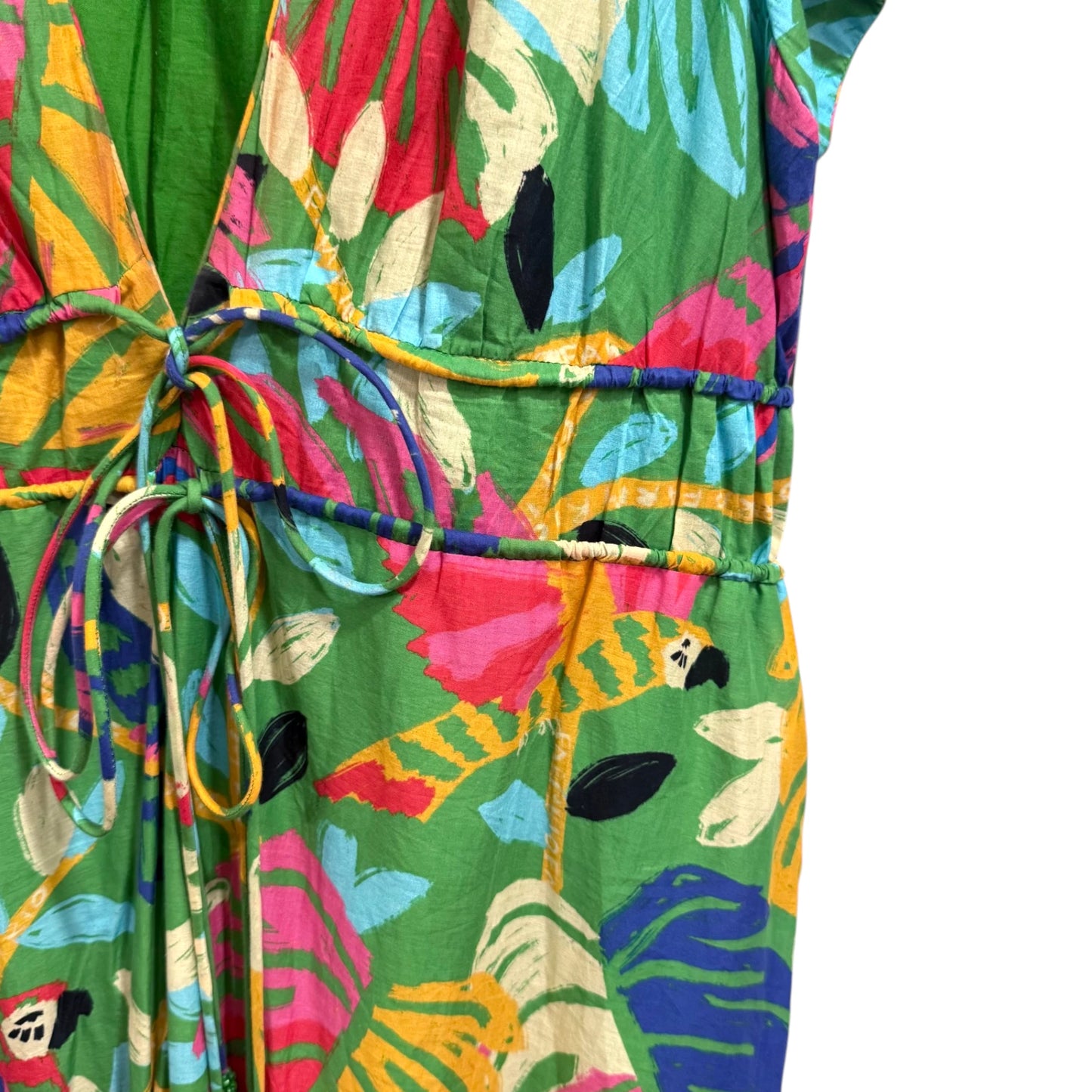 Farm Rio Forest Birds Green Dress