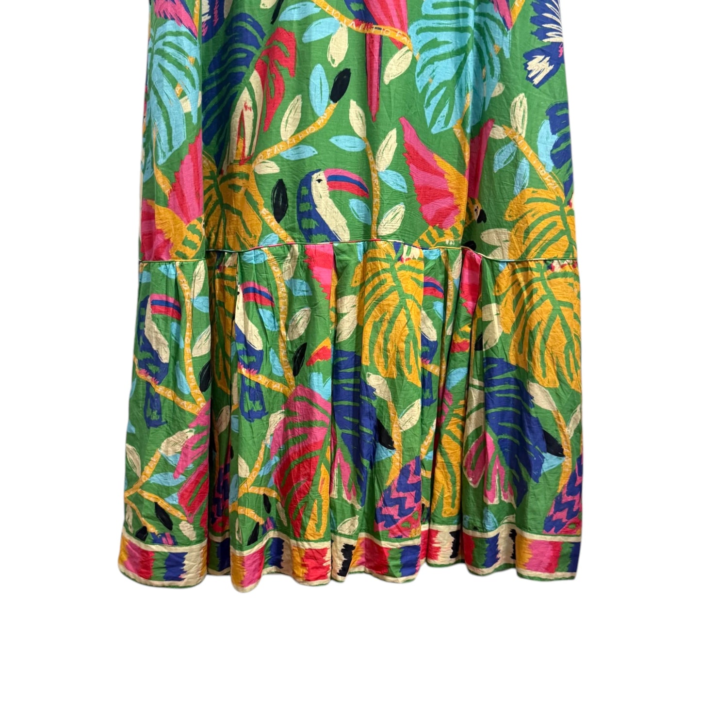 Farm Rio Forest Birds Green Dress
